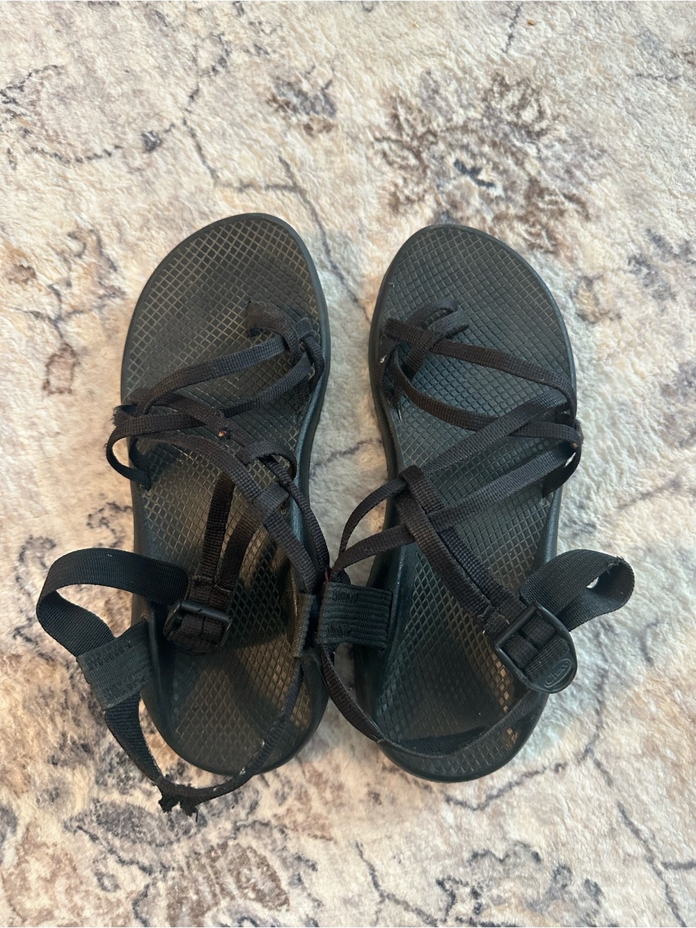 USED CHACOS Black Strappy Outdoor Sandals